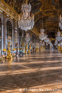 Chateau de Versailles - galerie des glaces